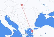 Flyg från Kosice, Slovakien till Mytilene, Grekland