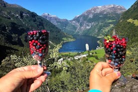 Geiranger by Royal route, 5 hours with visiting a high-mountain farm