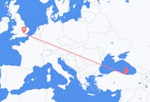Flights from Giresun in Turkey to London in England