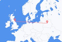 Flights from Minsk, Belarus to Newcastle upon Tyne, the United Kingdom