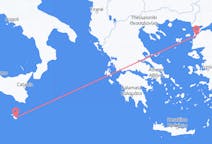 Fly fra Valletta til Çanakkale