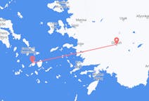 Flyreiser fra Denizli, Tyrkia til Paros, Hellas