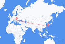 Flyrejser fra Tokunoshima, Japan til Beograd, Serbien
