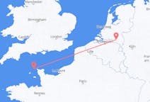 Vluchten van Alderney, Guernsey naar Eindhoven, Nederland