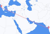 出发地 印度出发地 孟买目的地 希腊克基拉市的航班