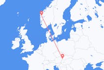 Flights from Bratislava to Førde