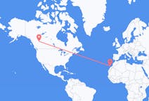 Flights from Dawson Creek, Canada to Lanzarote, Spain
