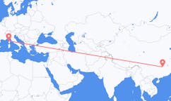 中国出发地 长沙市飞往中国到卡尔维的航班