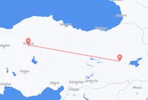 Lennot Ankarasta, Turkki Muşiin, Turkki