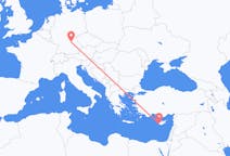 Flights from Paphos in Cyprus to Nuremberg in Germany