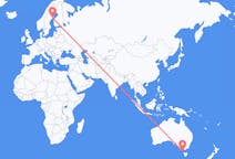 Flights from King Island, Australia to Umeå, Sweden