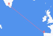 Flights from A Coruña, Spain to Narsarsuaq, Greenland