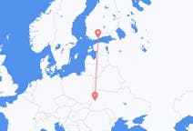 Loty z Lwów, Ukraina do Helsinek, Finlandia
