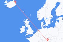 เที่ยวบิน จาก Egilsstaðir, ไอซ์แลนด์ ไปยัง คลาเกนฟูร์ท, ออสเตรีย