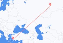 Flyreiser fra Yekaterinburg, Russland til Kos, Hellas