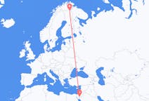 Flyreiser fra Eilat, Israel til Ivalo, Finland