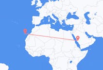 沙特阿拉伯出发地 Ta 如果飞往沙特阿拉伯目的地 特内里费岛的航班