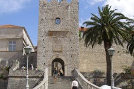 Visite privée de Korcula au départ de Dubrovnik, y compris la visite d'un vignoble