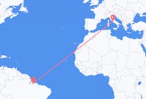 Flyrejser fra Belém, Brasilien til Rom, Italien