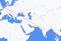 Flyreiser fra Surat Thani-provinsen, Thailand til Amsterdam, Nederland