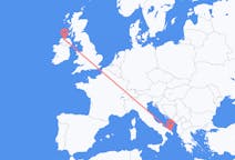 Flights from Brindisi, Italy to Derry, Northern Ireland