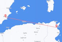 出发地 突尼斯恩菲达目的地 西班牙穆尔西亚的航班