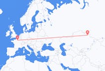 Flyreiser fra Pavlodar, Kasakhstan til Paris, Frankrike