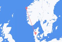 Vluchten van Billund naar Florø