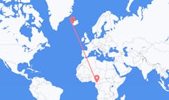 Flyg från Yaoundé, Kamerun till Reykjavik, Island