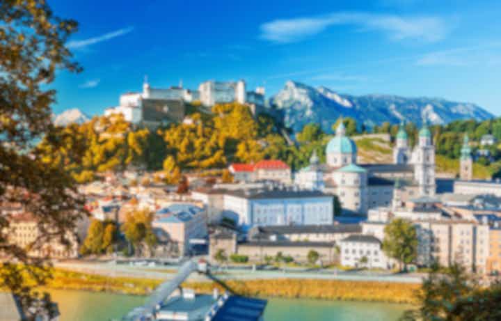 Lennot Salzburgiin, Itävaltaan