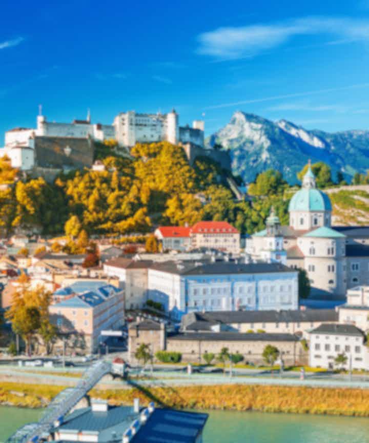 Sightseeing flights in Salzburg, Austria