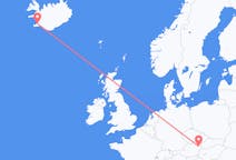 Flights from Reykjavik in Iceland to Vienna in Austria
