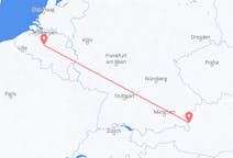 Flights from Salzburg in Austria to Brussels in Belgium