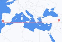 Flyrejser fra Şırnak (Şırnak Provins), Tyrkiet til Faro, Portugal