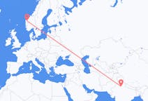Flights from New Delhi, India to Sandane, Norway