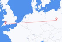 Flights from Exeter, the United Kingdom to Łódź, Poland