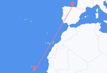 Flyrejser fra Praia til Santander