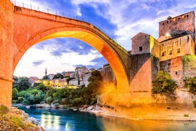 Mostar＆Kravice滝スプリットからの1日ガイド付きツアー
