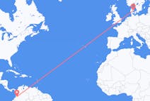 Flights from Cali, Colombia to Aarhus, Denmark