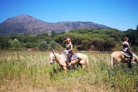 Paardrijden op de Vesuvius