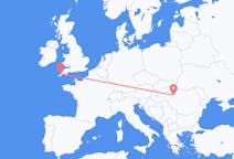 Flights from Oradea, Romania to Newquay, the United Kingdom