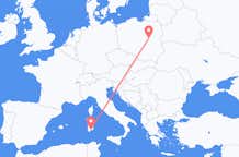 Flyreiser fra Cagliari, til Warszawa