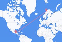 Flyreiser fra Tuxtla Gutiérrez, Mexico til Narvik, Norge