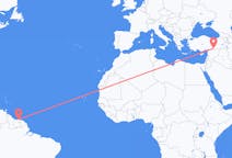Flights from Paramaribo to Şanlıurfa