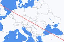Flyrejser fra Hakkâri, Tyrkiet til Glasgow, Skotland