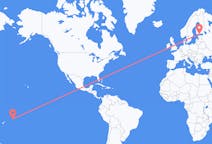 Flyg från Apia, Samoa till Helsingfors, Finland