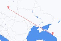 Vluchten van Sochi naar Łódź