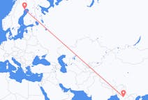 Flights from Heho, Myanmar (Burma) to Luleå, Sweden