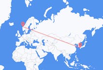 Flyreiser fra Saga, Japan til Ålesund, Norge