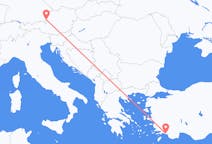 Flights from Dalaman in Turkey to Salzburg in Austria